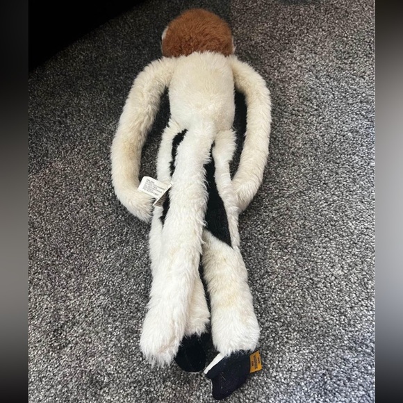 Wild Republic K&M Lemur Monkey hanging plush stuffed animal brown white blk 18" - Picture 6 of 6